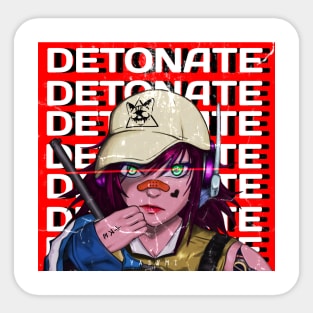 Detonate Sticker